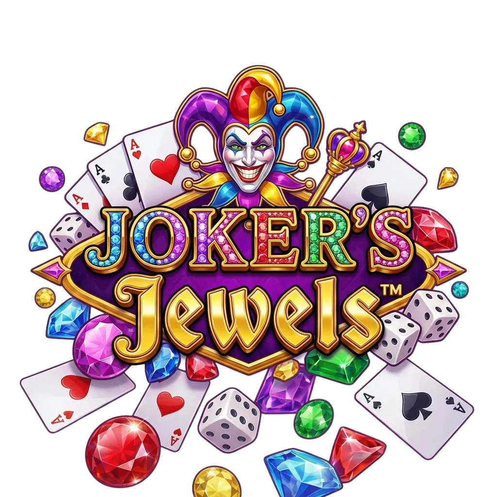 Ilustraci&oacute;n de la slot Joker's Jewels con buf&oacute;n y gemas, destacando pagos frecuentes y bonos en casinos online argentinos