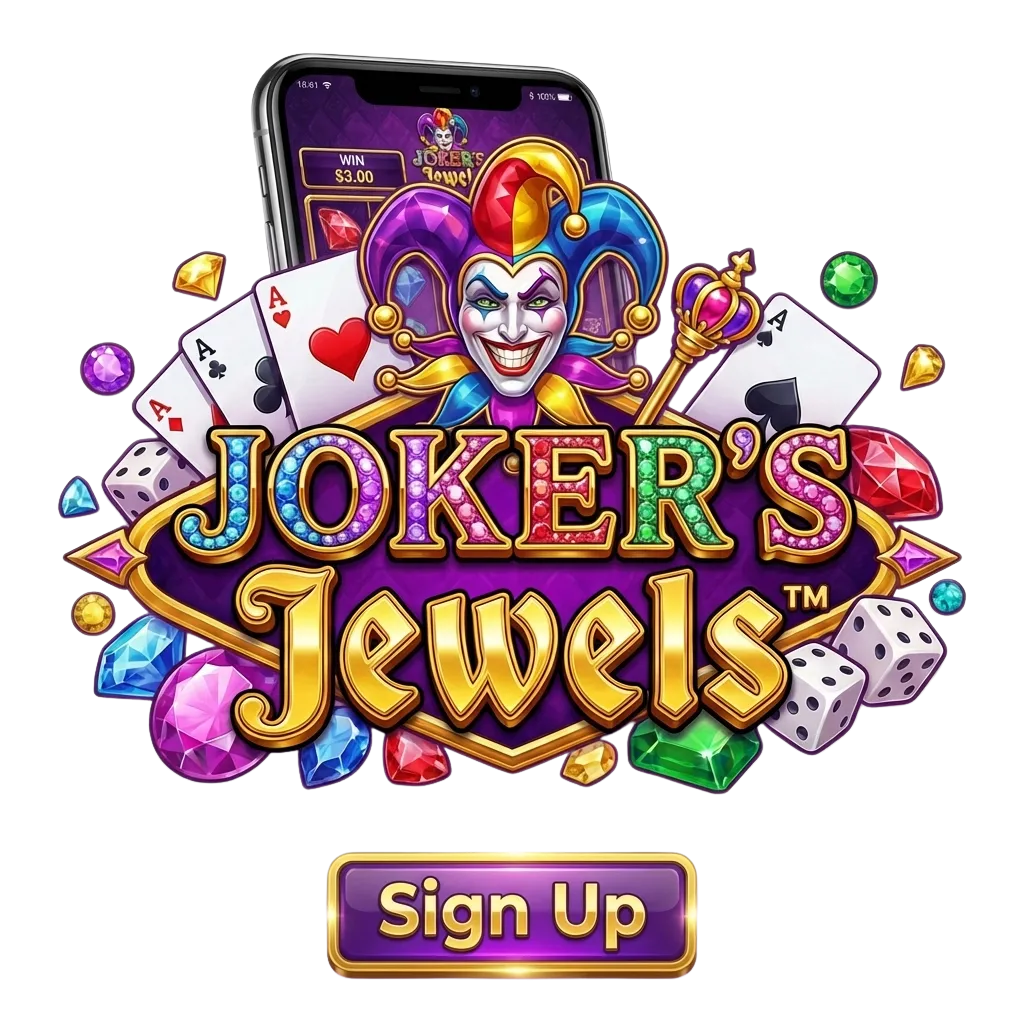Pantalla de registro en casino online argentino para jugar Joker&rsquo;s Jewels y obtener bono de bienvenida